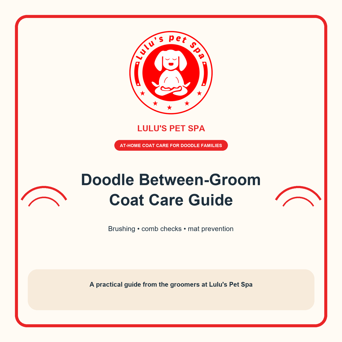 Doodle Between-Groom Coat Care Guide